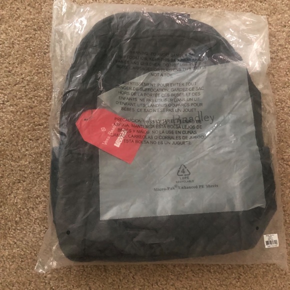 VERA BRADLEY (NEW IN PACKAGE) DENIM NAVY BACKPACK NWT - Picture 6 of 8